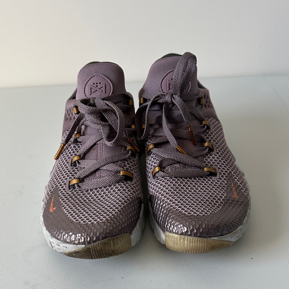 Nike Metcons Plum and Silver Running lifting gym workout Shoes - Picture 4 of 7